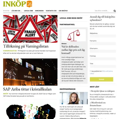 Inköp24 startsida 2018
