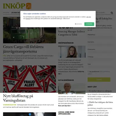 Inköp24 startsida 2019