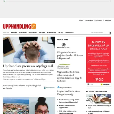 Inköp24 startsida 2021