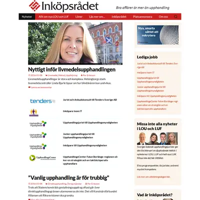 inkopsradet.se startsida 2016