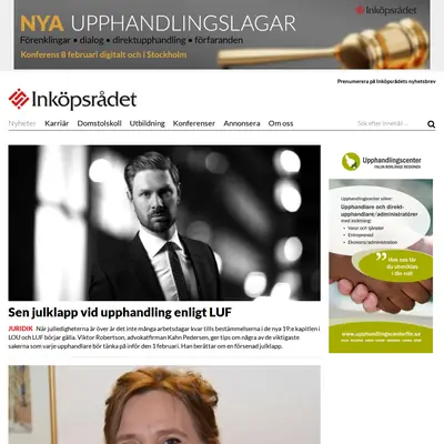 inkopsradet.se startsida 2022