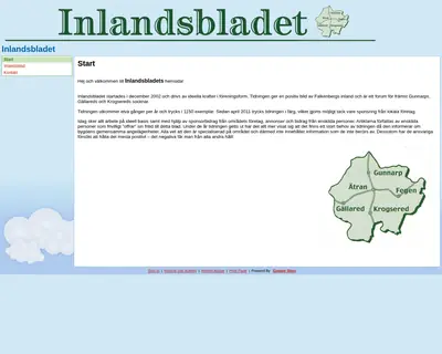 Inlandsbladet startsida 2017