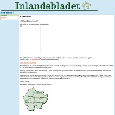 Inlandsbladet startsida 2021