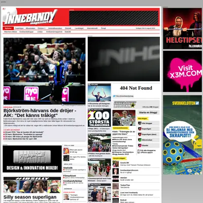 www.innebandymagazinet.se startsida 2014