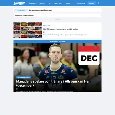 www.innebandymagazinet.se startsida 2023