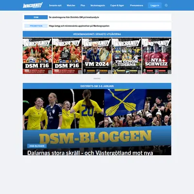www.innebandymagazinet.se startsida 2025