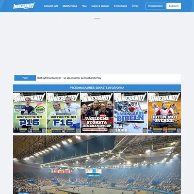 www.innebandymagazinet.se startsida 2026