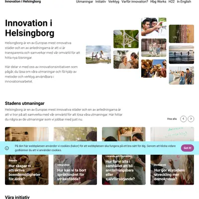 Mitt i Helsingborg startsida 2021