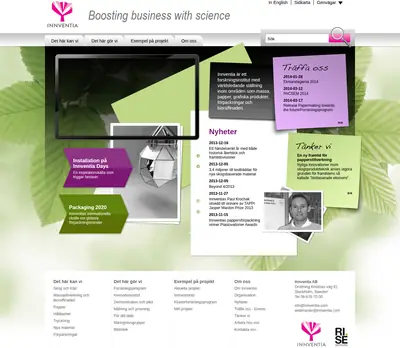 Innventia startsida 2014