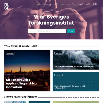 Innventia startsida 2022