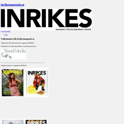 inrikesmagasin.se startsida 2013