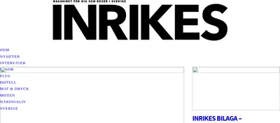 inrikesmagasin.se startsida 2017