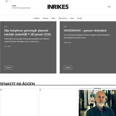 inrikesmagasin.se startsida 2026