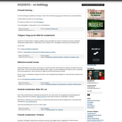 insiderboken.se startsida 2016