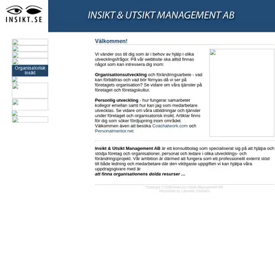 Insikt startsida 2004