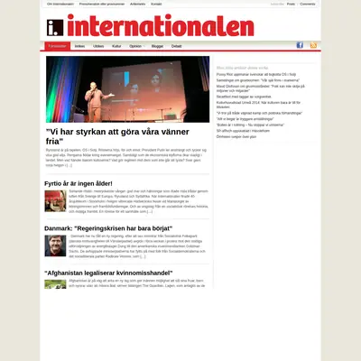 Internationalen startsida 2014