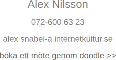 internetkultur.se startsida 2020