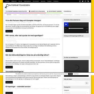 internetsweden.se startsida 2016