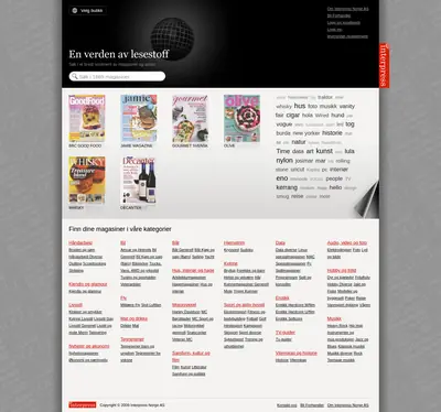 Bonnier PC TIDNINGEN startsida 2011