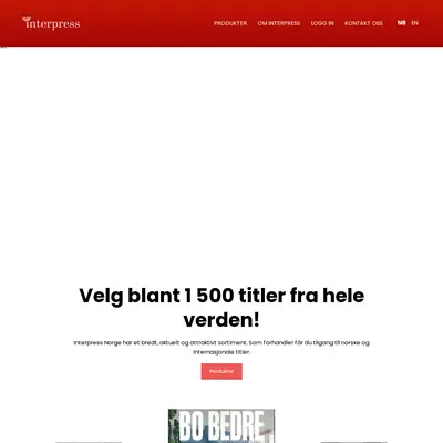 Bonnier PC TIDNINGEN startsida 2022