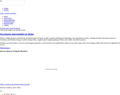 www.investinskane.com startsida 2011
