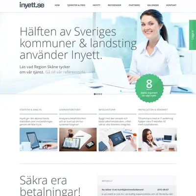 Inyett.se startsida 2015