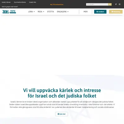 Israels Vän startsida 2019
