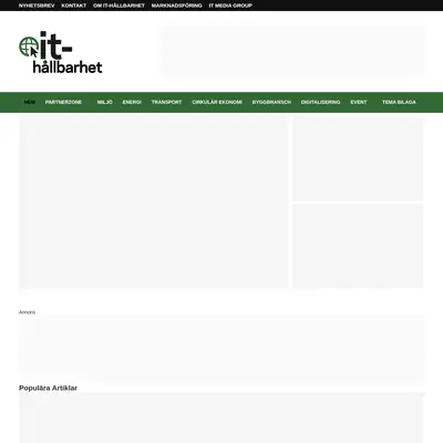 IT-Hallbarhet.se startsida 2023