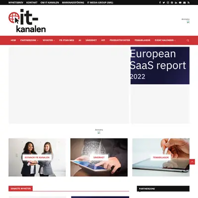IT-kanalen.dk startsida 2023