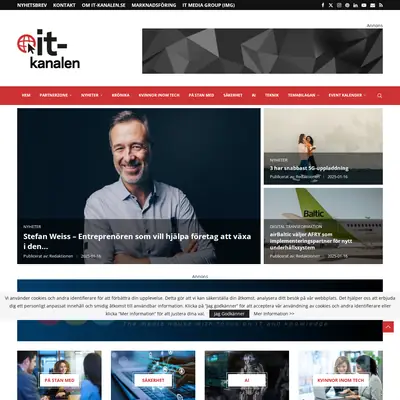 IT-kanalen.dk startsida 2025