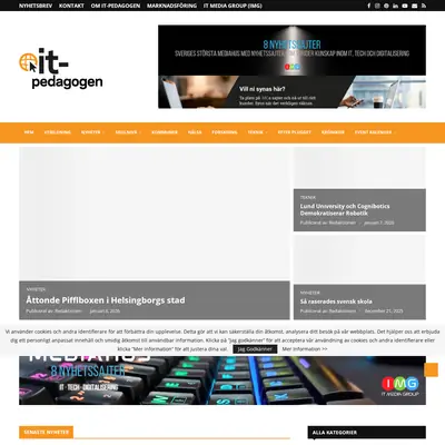 IT-Pedagogen.se startsida 2026