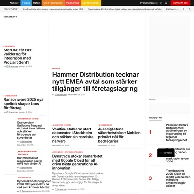 IT Branschen startsida 2026