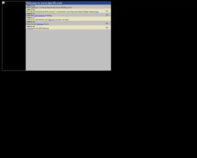 ITProffs startsida 1999