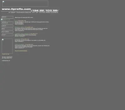 ITProffs startsida 2000