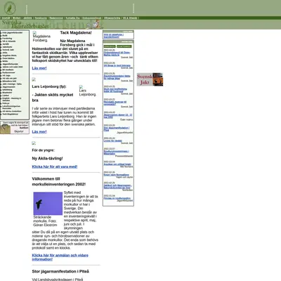 jagareforbundet.se startsida 2002