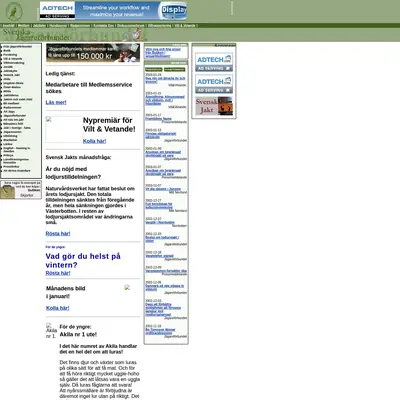 jagareforbundet.se startsida 2003
