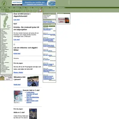 jagareforbundet.se startsida 2004
