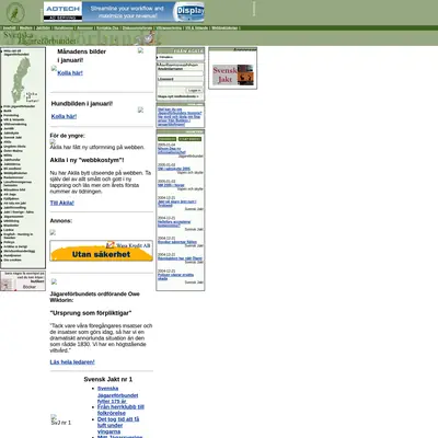 jagareforbundet.se startsida 2005