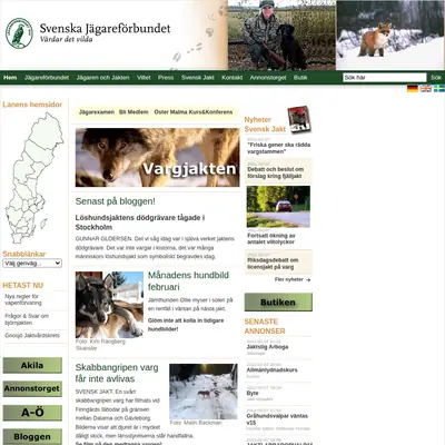 jagareforbundet.se startsida 2011