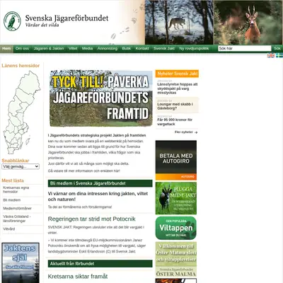 jagareforbundet.se startsida 2013