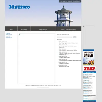 Jägersro travprogram startsida 2010