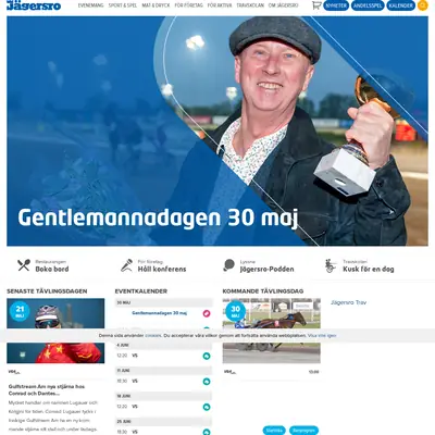 Jägersro travprogram startsida 2019