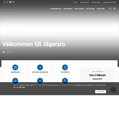 Jägersro travprogram startsida 2022