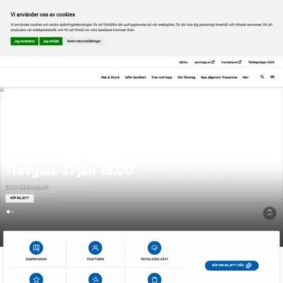 Jägersro travprogram startsida 2026