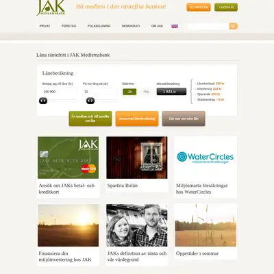 jak.se startsida 2015