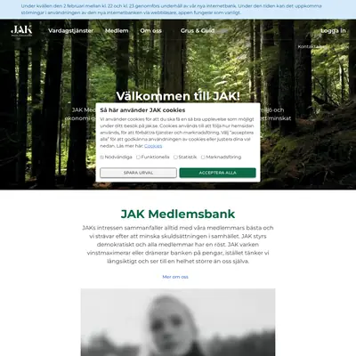 jak.se startsida 2024