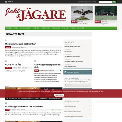 Jakt & Jägare startsida 2019