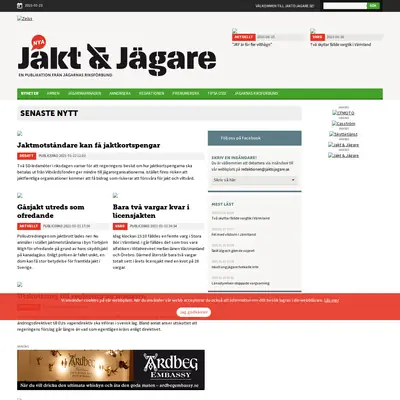 Jakt & Jägare startsida 2021