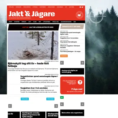 Jakt & Jägare startsida 2025