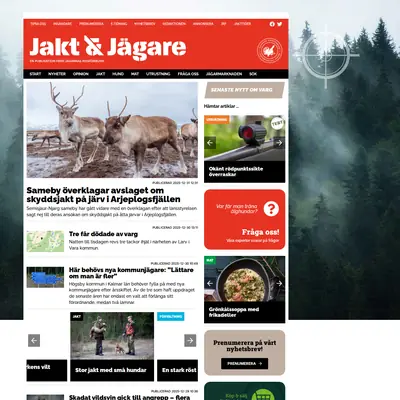 Jakt & Jägare startsida 2026